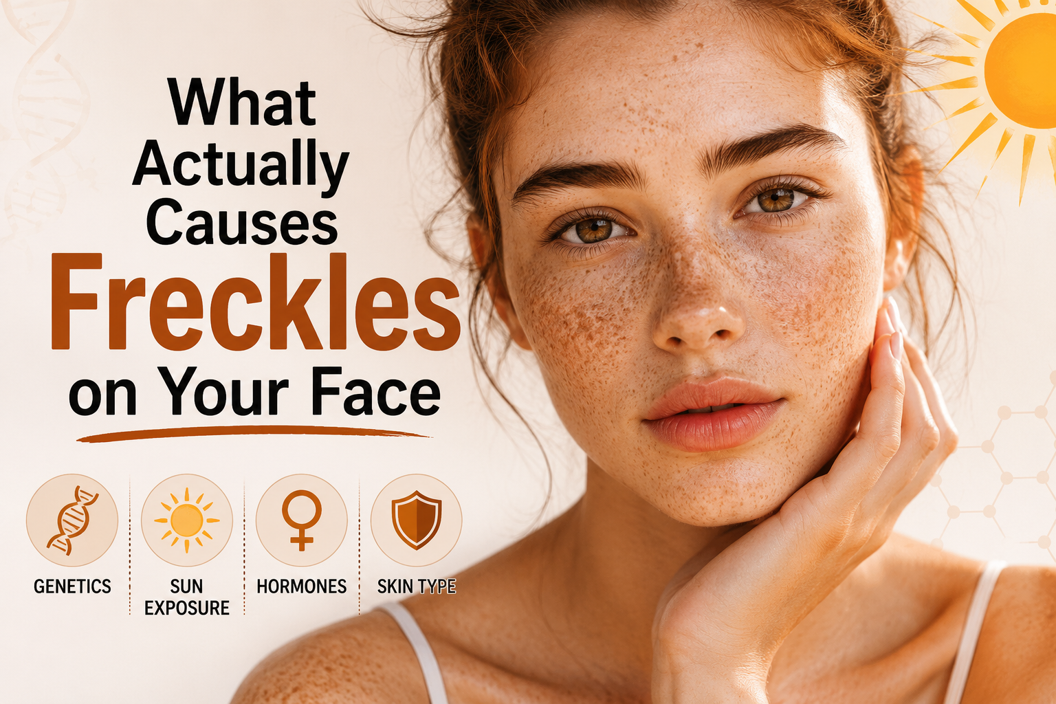 What causes freckles on your face